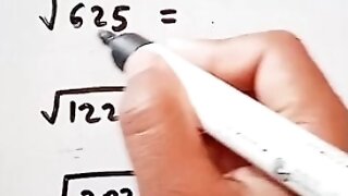 Square Root Mathematics Trick