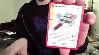 Adorable Egghead Opening A Pack Of Cards